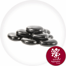 Flat Stones - Black Ceramic